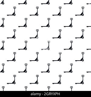 Hand truck pattern, simple style Stock Vector