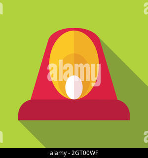 Fire flasher icon, flat style Stock Vector Image & Art - Alamy