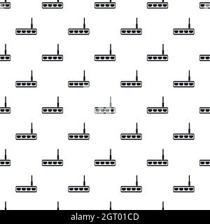 Router pattern, simple style Stock Vector