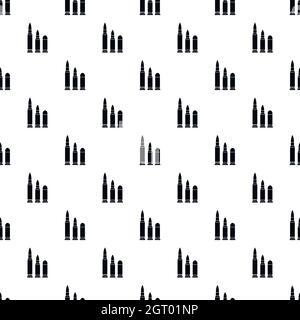 Bullets pattern, simple style Stock Vector