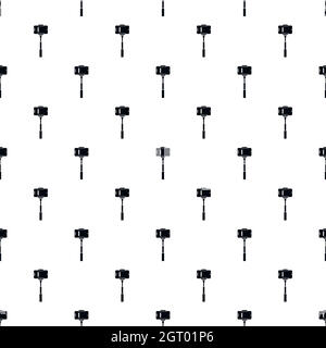 Selfie monopod pattern, simple style Stock Vector