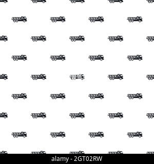 Lorry pattern, simple style Stock Vector