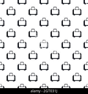 Toaster pattern, simple style Stock Vector