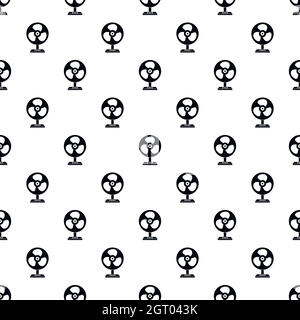Electric fan pattern, simple style Stock Vector