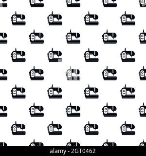 Sewing machine pattern, simple style Stock Vector