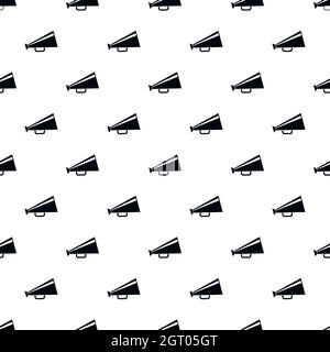 Loudspeaker pattern, simple style Stock Vector