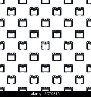 Electric cooker pattern, simple style Stock Vector