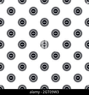 Loading circle,100 percent pattern, simple style Stock Vector