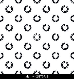 Preloader progress pattern, simple style Stock Vector
