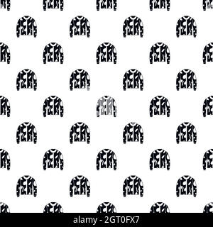 Camouflage jacket pattern, simple style Stock Vector