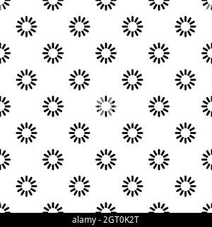 Loading spinner pattern, simple style Stock Vector