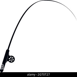 Fishing rod icon, simple style Stock Vector Image & Art - Alamy