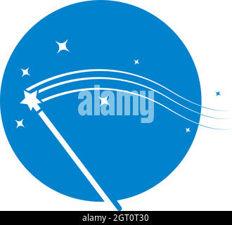 wand magic  vector icon illustration design Stock Vector