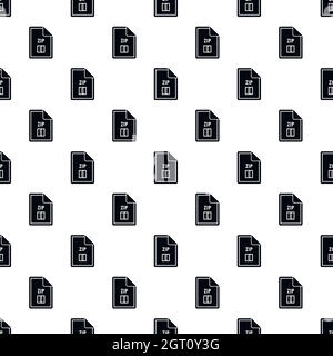 ZIP file pattern, simple style Stock Vector