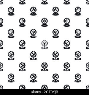 CD box pattern, simple style Stock Vector