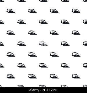 Iron pattern, simple style Stock Vector