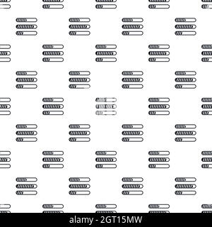 Progress loading bars pattern, simple style Stock Vector