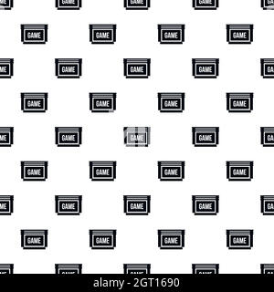 Game cartridge pattern, simple style Stock Vector