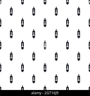 Electronic cigarette cartridge pattern Stock Vector