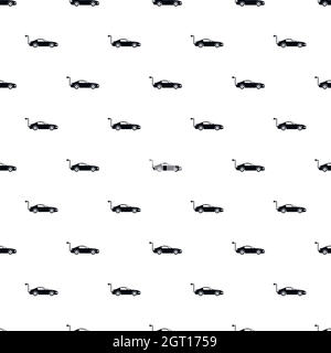 Electric car pattern, simple style Stock Vector