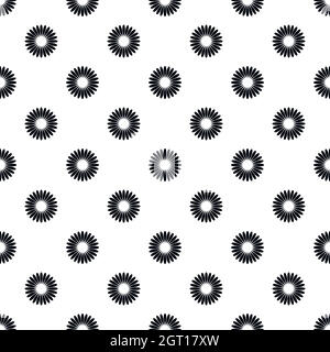 Circle loading bar pattern, simple style Stock Vector