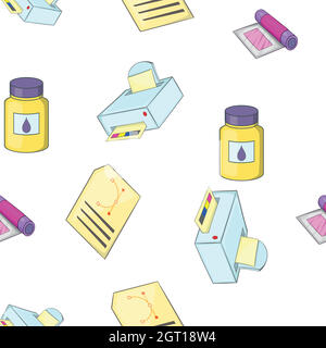 Print pattern, cartoon style Stock Vector