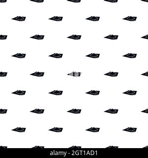 Marijuana on a paper pattern, simple style Stock Vector