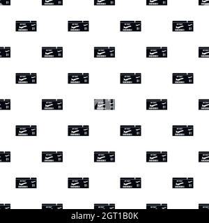 Air ticket pattern, simple style Stock Vector