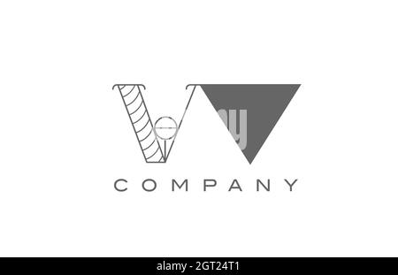 Letter VV logo design vector Stock Vector | Adobe Stock