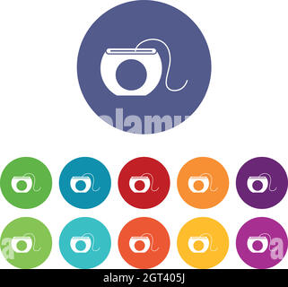 Dental floss isolated Stock Vector Image & Art - Alamy