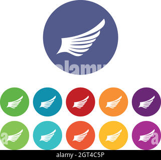 Wing Collection Set Stock Vector Image & Art - Alamy