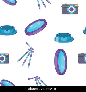 Photo pattern, cartoon style Stock Vector