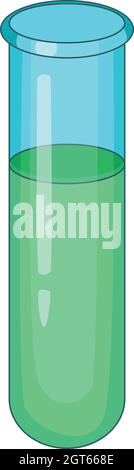 Vector illustration of a full glass beaker Stock Vector Image & Art - Alamy