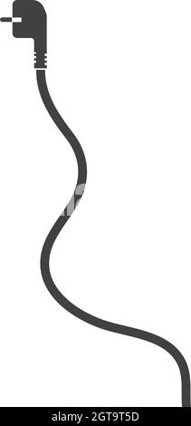 Wire plug and socket. Vector illustration Stock Vector Image & Art - Alamy