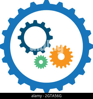 Gear Logo Template vector icon illustration Stock Vector