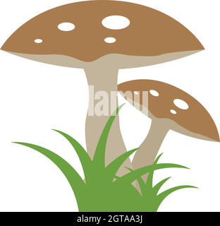 mushroom vector illustration icon design Stock Vector