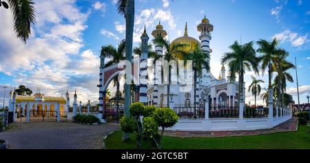 Beautiful landscape in Kuala Kangsar city in Malaysia. Buildings 