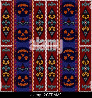 Ornament, mosaic, ethnic, folk pattern. It is made in bright, juicy, perfectly matching colors. Stock Vector