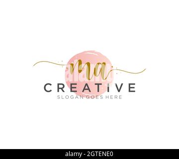 Wedding Monogram MA  Branding & Logo Templates ~ Creative Market