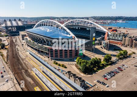 CenturyLink Field stadium. Home stadium for NFL team Seattle Seahawks.  Seattle, Washington / United States Stock Photo - Alamy