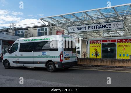 Frimley Park Hospital in Surrey, England, UK Stock Photo