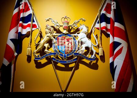 Royal Coat of Arms of the United Kingdom Stock Photo