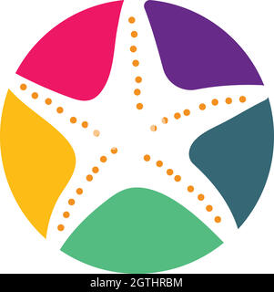 starfish vector illustration design Stock Vector