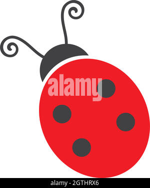 ladybug vector icon illustration design Stock Vector