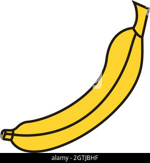 banana icon vector illustration design Stock Vector