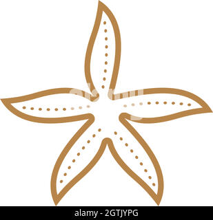 starfish vector illustration design Stock Vector