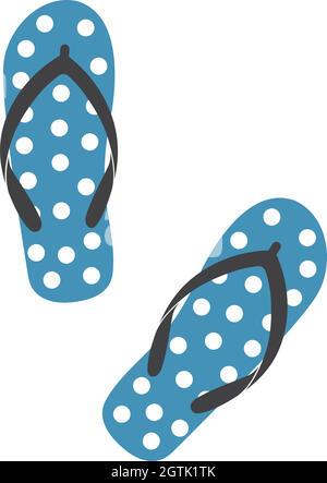 slippers vector icon illustration design Stock Vector