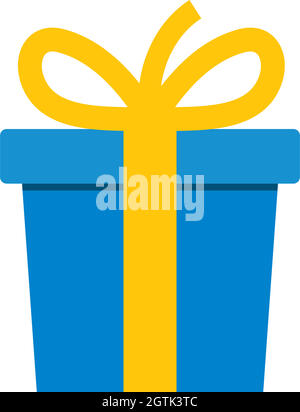 gift box logo vector icon Stock Vector