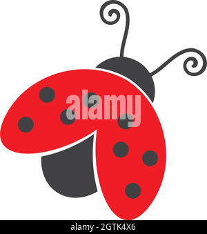 ladybug vector icon illustration design Stock Vector