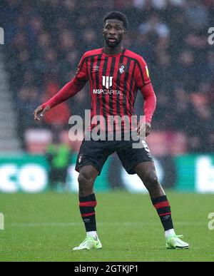 Bournemouth's Jefferson Lerma during the Sky Bet Championship match at Vitality Stadium, Bournemouth. Picture date: Saturday October 2, 2021. Stock Photo